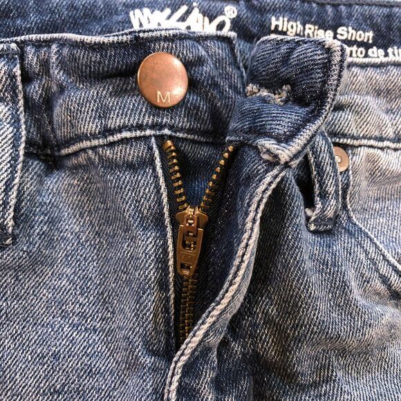 Mossimo Embroidered High Rise Denim Shorts Women - Picture 8 of 8